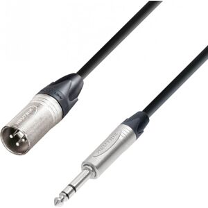 Adam Hall Cables 5 STAR BMV 0050 - Câble Micro Neutrik XLR mâle vers Jack 6,35 mm TRS stéréo - Câbles pour microphones - Publicité Adam Hall Cables 5 STAR BMV 0050 - Câble Micro Neutrik XLR mâle vers Jack 6,35 mm TRS stéréo - Câbles pour microphones - Publicité