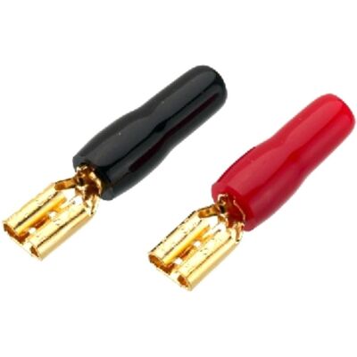 Connecteurs plats MONACOR MFC-2048 - 4,8mm, Rouge, Noir - Connecteurs électriques - Publicité Connecteurs plats MONACOR MFC-2048 - 4,8mm, Rouge, Noir - Connecteurs électriques - Publicité