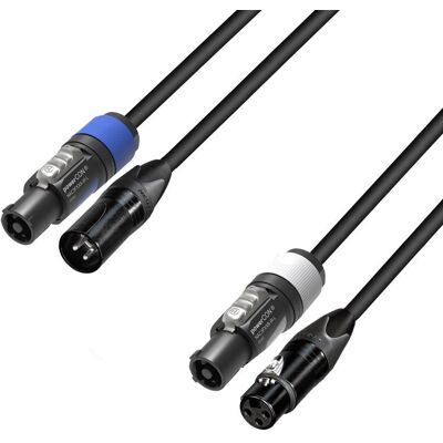 Adam Hall Cables 5 STAR H PCON A 0300 - Câble hybride audio Neutrik® XLR x powerCON® 3m - Câbles hybrides audio - Publicité Adam Hall Cables 5 STAR H PCON A 0300 - Câble hybride audio Neutrik® XLR x powerCON® 3m - Câbles hybrides audio - Publicité