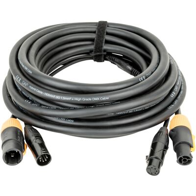 Câble hybride DAP-Audio FP23 - Power Pro True et XLR 5 broches - DMX / Alimentation 15 m - gaine - Câbles hybrides - Publicité Câble hybride DAP-Audio FP23 - Power Pro True et XLR 5 broches - DMX / Alimentation 15 m - gaine - Câbles hybrides - Publicité