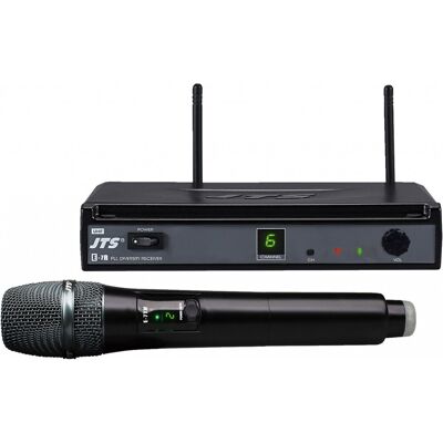 JTS E-7HHSET/5 Ensemble Microphones sans fil - UHF PLL - 3 plages de fréquences - Publicité JTS E-7HHSET/5 Ensemble Microphones sans fil - UHF PLL - 3 plages de fréquences - Publicité