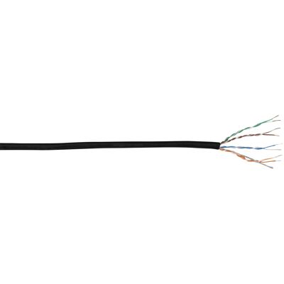 Câble réseau CAT5e U/UTP - 305m - Noir - Publicité Câble réseau CAT5e U/UTP - 305m - Noir - Publicité