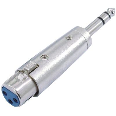 Adaptateur Omnitronic 30226405 - XLR Femelle 3 Broches, Jack Stéréo, Métal - Publicité Adaptateur Omnitronic 30226405 - XLR Femelle 3 Broches, Jack Stéréo, Métal - Publicité