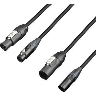 Adam Hall Cables 8101 PSDP5 0300 N - Câble DMX & alimentation Neutrik ® powerCON TRUE1 TOP & - Câbles hybrides DMX, AES/EBU - Publicité Adam Hall Cables 8101 PSDP5 0300 N - Câble DMX & alimentation Neutrik ® powerCON TRUE1 TOP & - Câbles hybrides DMX, AES/EBU - Publicité