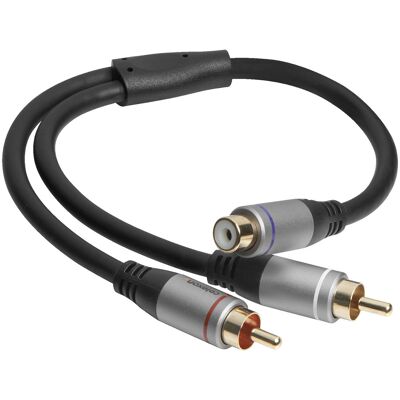 celexon 2x Cinch vers Cinch M/F adaptateur audio 0,25m - Professional Line - Câbles audio RCA - Publicité celexon 2x Cinch vers Cinch M/F adaptateur audio 0,25m - Professional Line - Câbles audio RCA - Publicité