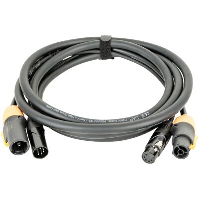 Câble hybride DAP-Audio FP23 - Power Pro True et XLR 5 broches - DMX / Alimentation 1,5 m - gaine - Câbles hybrides - Publicité Câble hybride DAP-Audio FP23 - Power Pro True et XLR 5 broches - DMX / Alimentation 1,5 m - gaine - Câbles hybrides - Publicité