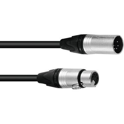 PSSO câble DMX XLR 5pin 1.5m bk Neutrik - Câbles XLR 5 pol - Publicité PSSO câble DMX XLR 5pin 1.5m bk Neutrik - Câbles XLR 5 pol - Publicité