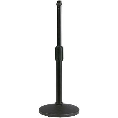SHOWGEAR Support de microphone de bureau 230-370 mm - filetage 3/8 - Pieds de microphone - Publicité SHOWGEAR Support de microphone de bureau 230-370 mm - filetage 3/8 - Pieds de microphone - Publicité