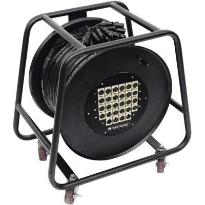 OMNITRONIC Boîtier de scène multiconducteur 24/4 Bobine de 30m de câble - Câbles multicore - Publicité OMNITRONIC Boîtier de scène multiconducteur 24/4 Bobine de 30m de câble - Câbles multicore - Publicité