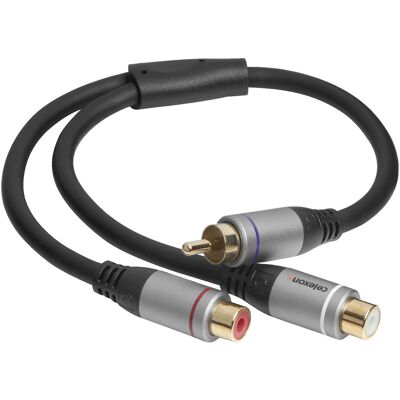 celexon Cinch vers 2x Cinch M/F adaptateur audio 0,25m - Professional Line - Câbles Adaptateurs - Publicité celexon Cinch vers 2x Cinch M/F adaptateur audio 0,25m - Professional Line - Câbles Adaptateurs - Publicité