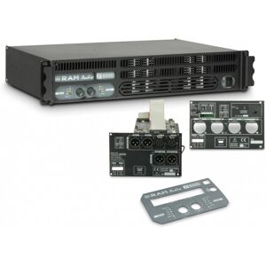 Ram Audio S 6000 DSP GPIO - Amplificateur Sono 2 x 2950 W 2 Ohms avec Module DSP et GPIO - Amplificateurs de puissance bicanaux