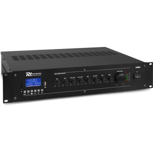 Power Dynamics PRM60 100V 6-CH Mixer-Amplificateur 60W - Amplificateurs de puissance ELA 100 V