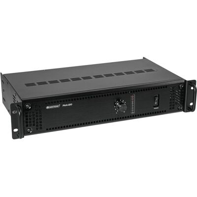 OMNITRONIC PAA-120 Amplificateur PA - Amplificateurs de puissance ELA 100 V - Publicité OMNITRONIC PAA-120 Amplificateur PA - Amplificateurs de puissance ELA 100 V - Publicité