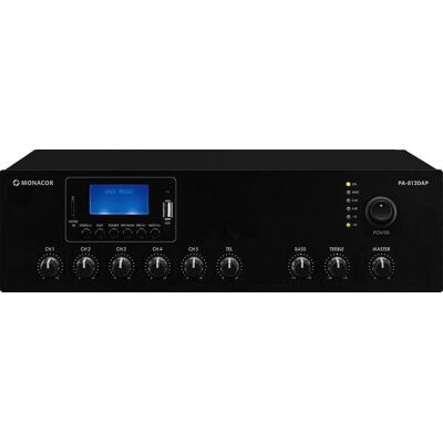 MONACOR PA-812DAP Amplificateur mélangeur PA mono classe D - Amplificateurs de puissance ELA 100 V - Publicité MONACOR PA-812DAP Amplificateur mélangeur PA mono classe D - Amplificateurs de puissance ELA 100 V - Publicité