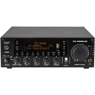 DAP-Audio PA-530DAB Amplificateur mélangeur 3 canaux 30 W 100 V - Amplificateurs de puissance multicanaux - Publicité DAP-Audio PA-530DAB Amplificateur mélangeur 3 canaux 30 W 100 V - Amplificateurs de puissance multicanaux - Publicité
