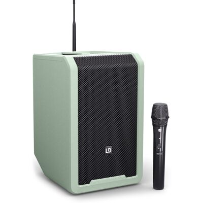 LD Systems ANNY® 8 HHD B6 GN - Enceinte portable de sonorisation Bluetooth® alimentée par - Haut-parleur actif sans fil - Publicité LD Systems ANNY® 8 HHD B6 GN - Enceinte portable de sonorisation Bluetooth® alimentée par - Haut-parleur actif sans fil - Publicité