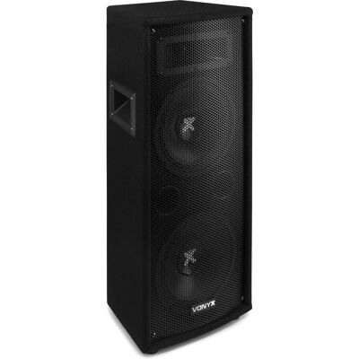 Vonyx SL28 Enceinte DJ/PA 2x 8" 800W - Haut-parleurs passifs - Publicité Vonyx SL28 Enceinte DJ/PA 2x 8" 800W - Haut-parleurs passifs - Publicité