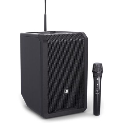 LD Systems ANNY® 8 HHD B6 - Enceinte portable de sonorisation Bluetooth® alimentée par batterie - Haut-parleur actif sans fil - Publicité LD Systems ANNY® 8 HHD B6 - Enceinte portable de sonorisation Bluetooth® alimentée par batterie - Haut-parleur actif sans fil - Publicité