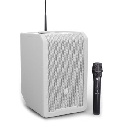 LD Systems ANNY® 8 HHD B8 W - Enceinte portable de sonorisation Bluetooth® alimentée par - Haut-parleur actif sans fil - Publicité LD Systems ANNY® 8 HHD B8 W - Enceinte portable de sonorisation Bluetooth® alimentée par - Haut-parleur actif sans fil - Publicité