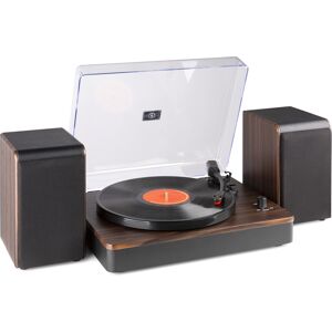 Audizio RP330D Record Player HQ avec haut-parleurs Bois foncé - Platines disque