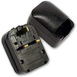 Adam Hall Connectors KSCP 3 - Prise Adaptateur avec prise de terre/UK noir 13 A