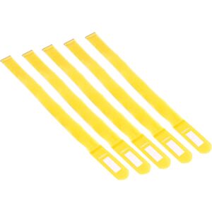 Admiral Staging Admiral Cable wrap 55cm jaune 5 pièces - Serre-câbles