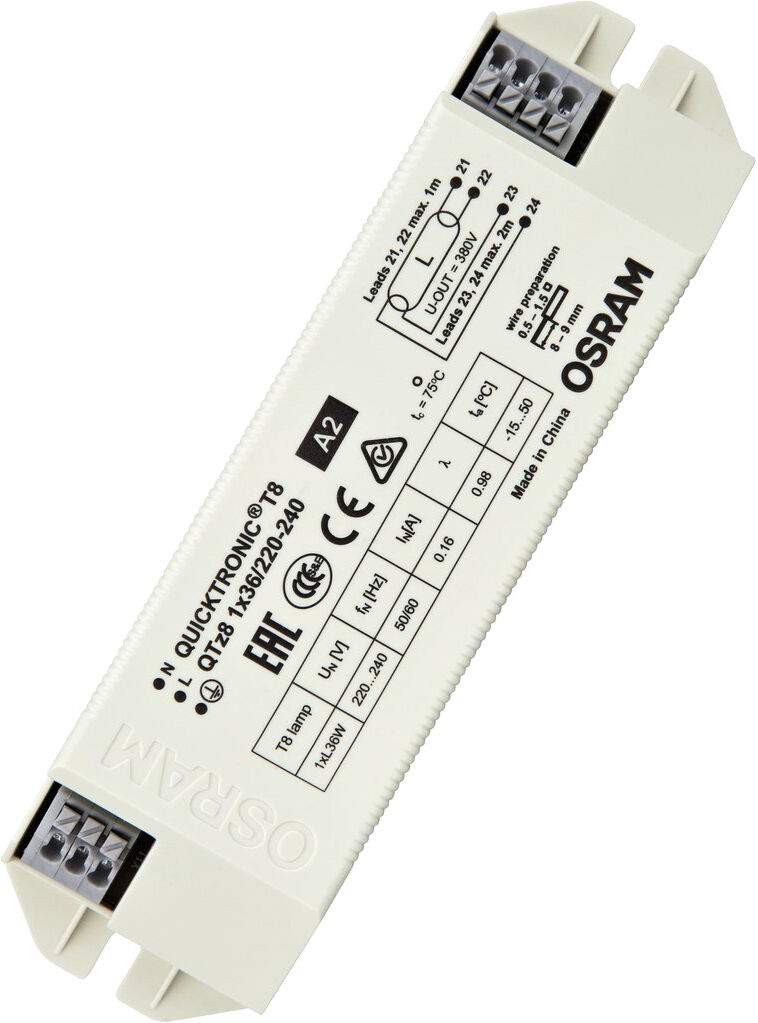 OSRAM QUICKTRONIC® QTz8 1X36 - Ballasts