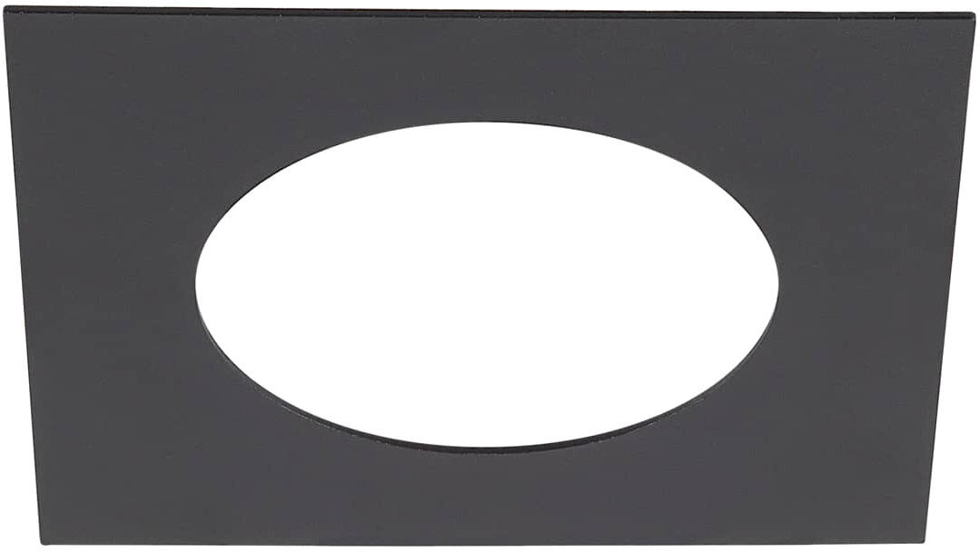 SLV Numinos® S Cadre de montage, carré, 160/100 mm, noir - Encastrés de plafond