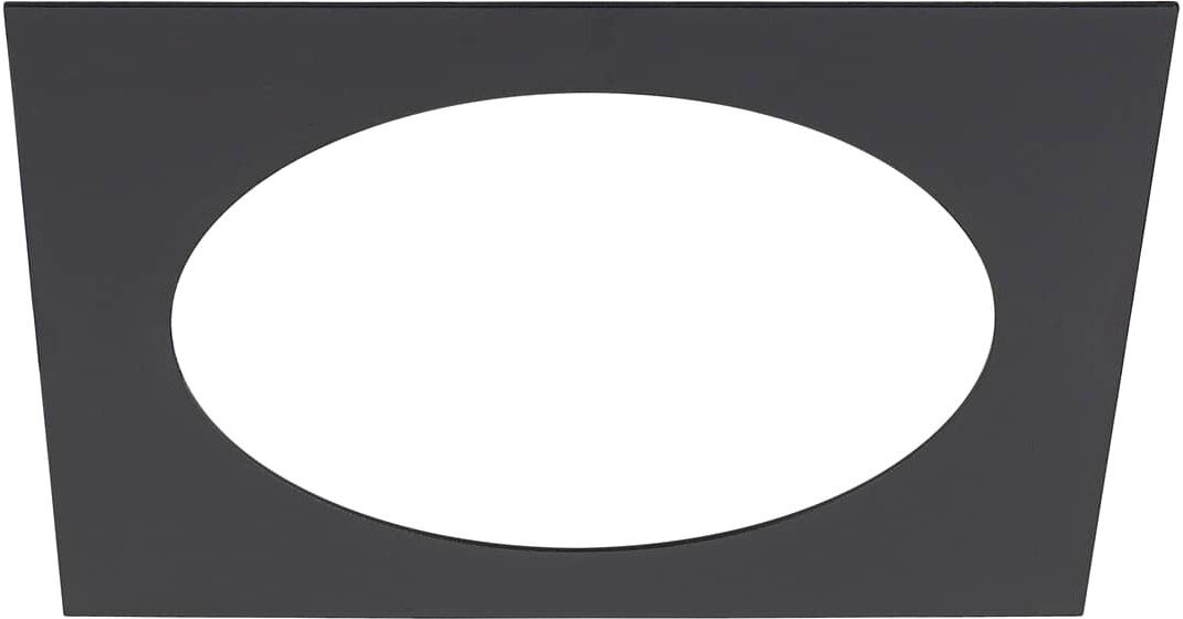SLV Numinos® XL Cadre de montage, carré, 240/180 mm, noir - Encastrés de plafond