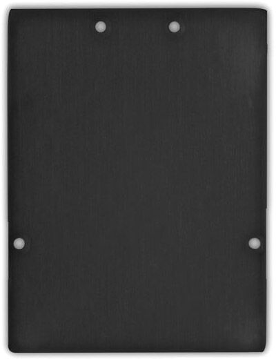 ISOLED Cache de finition EC74 aluminium noir pour profilé LAMP40, 2 pces, avec vis - Accessoires divers