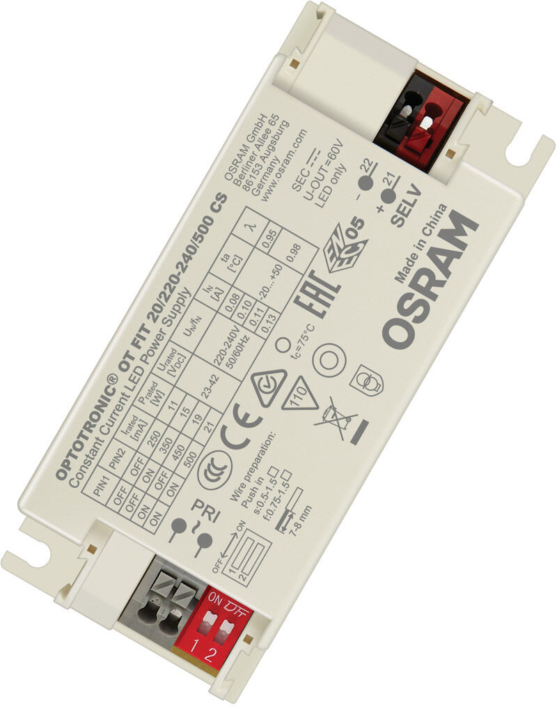 OSRAM OPTOTRONIC© FIT CS G3 20/220...240/500 CS - Ballasts