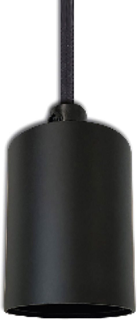 ISOLED Douille E27 noire avec câble noir 300cm - Culots de lampe