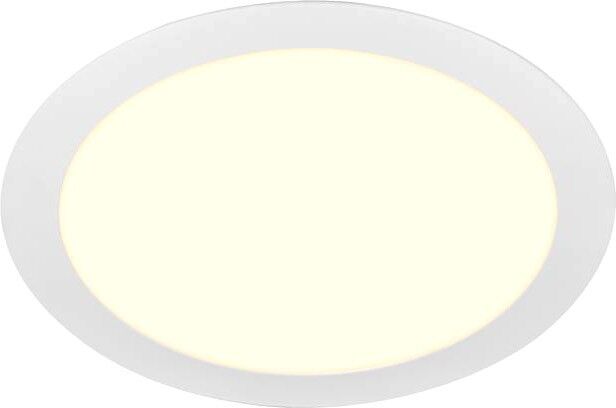 SLV SENSER 24, encastré de plafond intérieur, rond, blanc mat, LED, 13W, 3000K - Spot de plafond