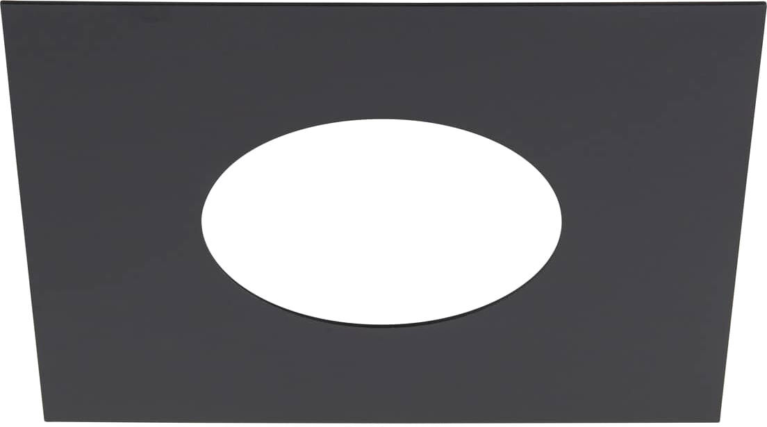 SLV Numinos® M Cadre de montage, carré, 240/120 mm, noir - Encastrés de plafond