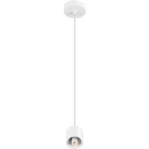 Combinez VARYT en système modulaire pour créer des plafonniers ou des appliques murales personnalisés et des lampes à poser ou des suspensions. Les socles de haute qualité disponibles en cinq coloris (noir, blanc, chromé, laiton, cuivre) offrent une grande liberté de conception avec les abat-jour en verre. Ainsi, le système flexible VARYT permet de créer des solutions d'éclairage personnalisées et élégantes pour les intérieurs les plus divers, tout en soulignant les goûts individuels.Données techniques: Nom du produit: VARYT, Couleur: blanc, Matière: aluminium, Puissance en watts: 6 W, Douille: E14, Nombre de douilles: 1, Code IP: IP20, Montage: En saillie, Forme: rond, Hauteur: 8 cm, Diamètre: 7.6 cm, Longueur du câble de suspension: 150 cm, Indice de résistance aux chocs: IK02, Résistance aux chocs: 0.2 joule, Tension nominale primaire: 220-240V ~50/60 Hz, Température ambiante: -20 - 40 °C, Poids net: 0.45 kg image