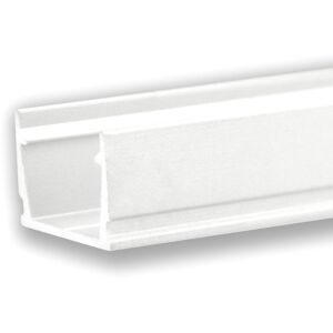 ISOLED Profilé en applique LED SURF10 aluminium blanc RAL 9010, 300cm - Profilés LED et profilés encastrés