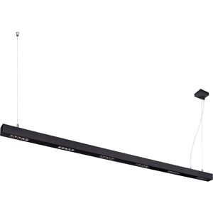 SLV Q-LINE®, suspension intérieure, 2m, noir, LED, 85W, 3000K, variable Triac - Lampes pendulaires