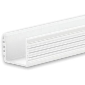 ISOLED Profilé en applique LED SURF12 BORDERLESS aluminium revêtu par poudre blanc RAL 9010, 200 - Profilés LED et profilés encastrés