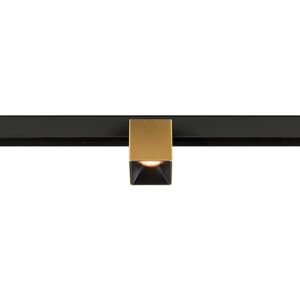 SLV FIXT-IT!, 48V, DALI, spot rail saillie, carré 2700K, 6,6W, 36°, or/noir - Lampes avec adaptateur triphasé 48V - Publicité SLV FIXT-IT!, 48V, DALI, spot rail saillie, carré 2700K, 6,6W, 36°, or/noir - Lampes avec adaptateur triphasé 48V - Publicité