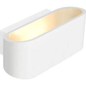 SLV Applique Blanche R7s - Lampe Murale, Aluminium, 100W Max, Design Ovale - Publicité SLV Applique Blanche R7s - Lampe Murale, Aluminium, 100W Max, Design Ovale - Publicité