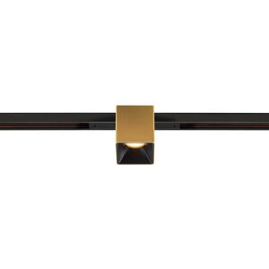 SLV FIXT-IT!, 48V, DALI, spot rail encastré, carré. 2000/3000K, 7,4W, 36°, or/noir - Lampes avec adaptateur triphasé 48V - Publicité SLV FIXT-IT!, 48V, DALI, spot rail encastré, carré. 2000/3000K, 7,4W, 36°, or/noir - Lampes avec adaptateur triphasé 48V - Publicité