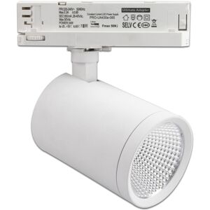 ISOLED Projecteur rail 35W 38° - Éclairage LED pour Showrooms - Publicité ISOLED Projecteur rail 35W 38° - Éclairage LED pour Showrooms - Publicité