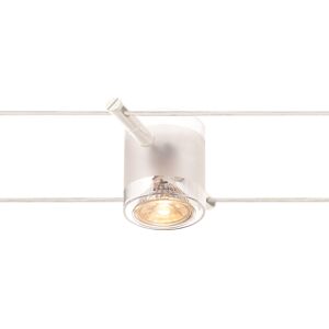 SLV COMET, spot pour câble tendu T.B.T. TENSEO, intérieur, blanc, GU5.3/QR-C51, 50W max - Systèmes de câbles BV (lampes et accessoires) - Publicité SLV COMET, spot pour câble tendu T.B.T. TENSEO, intérieur, blanc, GU5.3/QR-C51, 50W max - Systèmes de câbles BV (lampes et accessoires) - Publicité