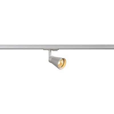 SLV AVO TRACK - Projecteur réglable argenté pour rail - 50W max - Publicité SLV AVO TRACK - Projecteur réglable argenté pour rail - 50W max - Publicité