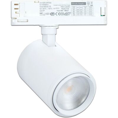 Projecteur rail ISOLED 34W focalisable - Éclairage viande - Publicité Projecteur rail ISOLED 34W focalisable - Éclairage viande - Publicité