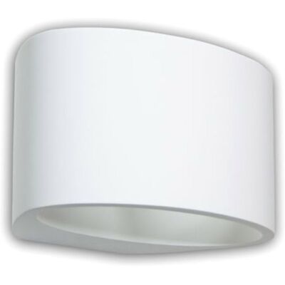 Applique Ovale en Plâtre G9 ISOLED - Surpeignable IP20 - Publicité Applique Ovale en Plâtre G9 ISOLED - Surpeignable IP20 - Publicité