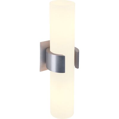 SLV DENA 2 Applique Murale - Verre Satiné, Aluminium, 2xE14 Max 40W - Publicité SLV DENA 2 Applique Murale - Verre Satiné, Aluminium, 2xE14 Max 40W - Publicité