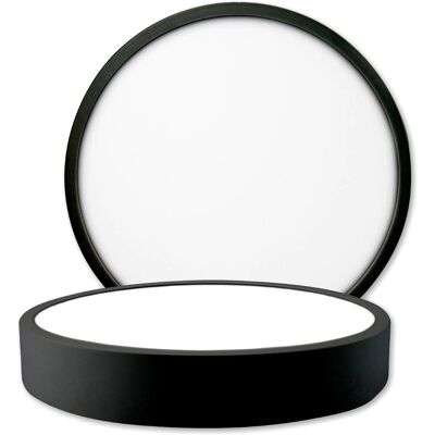 Plafonnier LED ISOLED PRO noir, 24W, rond, 225mm, dimmable - Publicité Plafonnier LED ISOLED PRO noir, 24W, rond, 225mm, dimmable - Publicité
