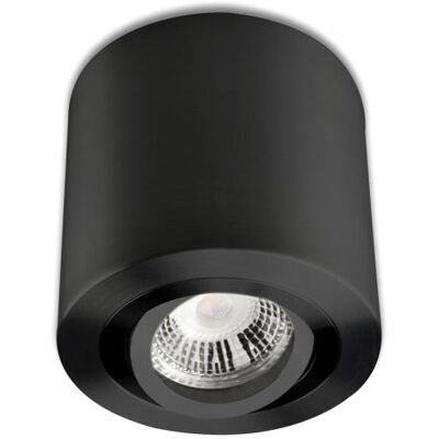 Luminaire rond de plafond Isoled - GU10/MR16 Aluminium noir - Publicité Luminaire rond de plafond Isoled - GU10/MR16 Aluminium noir - Publicité