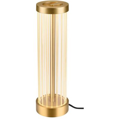 SLV Quimera - Lampe de Table Dimmable Laiton Brossé - Éclairage - Publicité SLV Quimera - Lampe de Table Dimmable Laiton Brossé - Éclairage - Publicité